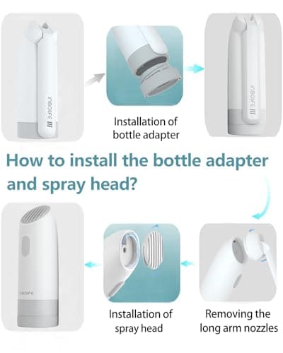 Insolife® Portable Bidet | High Pressure Travel Bidet 350ml | 2 Pressure Modes, IPX7 Waterproof, USB Rechargeable Personal Hygiene on Trip & Daily Use - Thumbnail 4