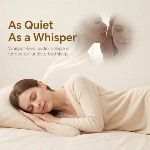 Xmenha Mini Invisible Sleep Ear Buds Earbuds Sleeping Headphones for Side Sleepers, Comfortable Smallest Sleeping Earbuds Small Ear Bud No Low Battery Reminder, Ultra-Low Volume, Anti-Touch Protection - Thumbnail 3