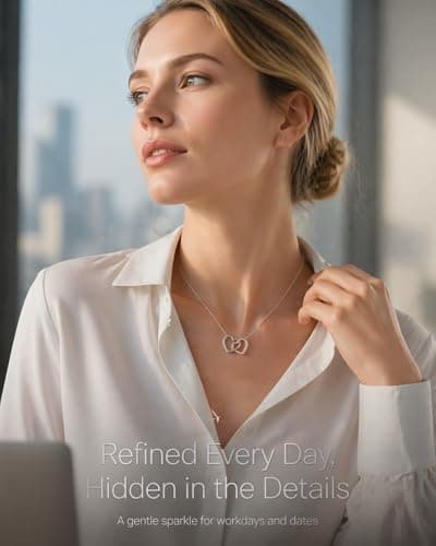 YBNGSMK 925 Sterling Silver Necklace for Women, Dainty Jewelry with Luxury Gift Box, Timeless Keepsake for Birthday Graduation Christmas - Thumbnail 5