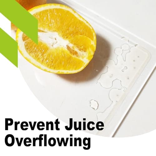 Acrylic Cutting Board with Juice Groove, Clear Cutting Board with Counter Lip, Cutting Boards for Countertop Protector, Non-Slip Dough Mat, Kitchen Decor Gadgets House Warming Gifts(24"x18") - Thumbnail 2