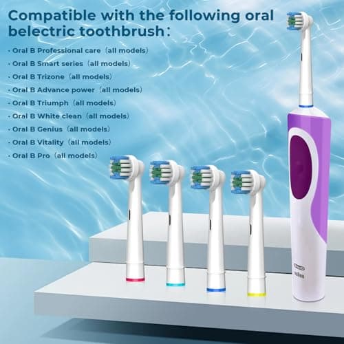 FIRIK Electric Toothbrush Replacement Heads, 20 Pcs Compatible with Oral B Braun, Professional Brush Heads for Oral B Replacement Heads Refill 7000/Pro 1000/9600/500/3000/8000 - Thumbnail 3
