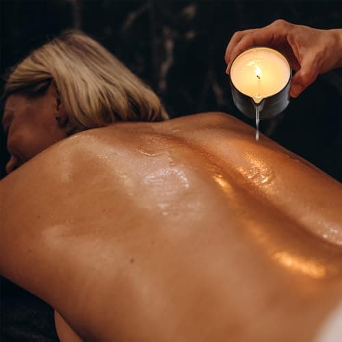 Massage Candle 4 Pack Body Care Low Temp Soybean Warming Massage Oil 13.4oz - Thumbnail 5