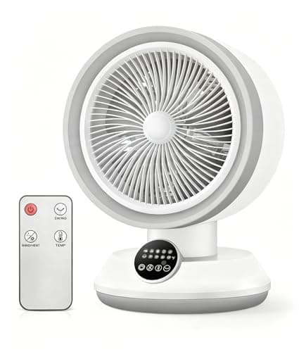 EXNOS 2 in 1 Fan Heater Combo, 1500W, Remote & Tip-Over Protection - Image 1