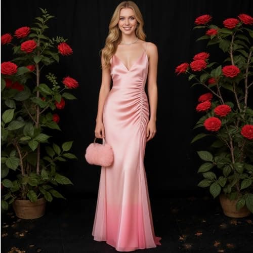 2026 Elegant Lace Floral Clutch for Women Formal Evening Bag Cute Purse Flower Wedding Handbag(Pink) - Thumbnail 2
