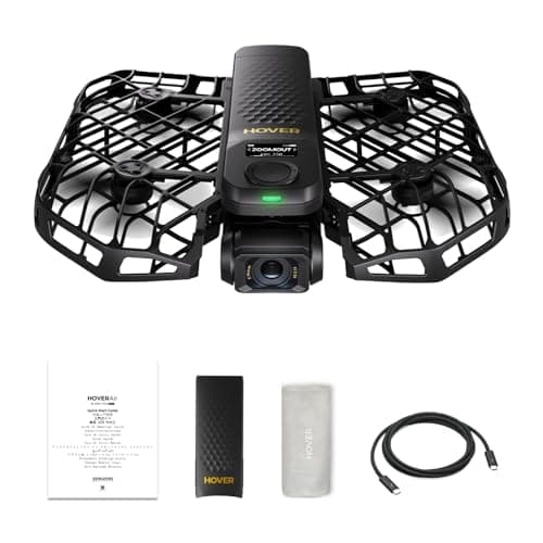 HOVERAir X1 PROMAX 8K Action Flying Camera, Foldable Drone with Camera with 42 KM/H Follow Speed, 10+ Fully Automatic Flight Modes, Fly Anywhere with OmniTerrain, SmoothCapture 2.0(Standard) - Image 1