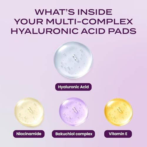 Body Restore Bakuchiol Toner Pads – Mothers Day Gifts for Mom, Korean Skin Care, Face Wipe with Niacinamide and Hyaluronic Acid, Birthday Gifts for Women - Thumbnail 3