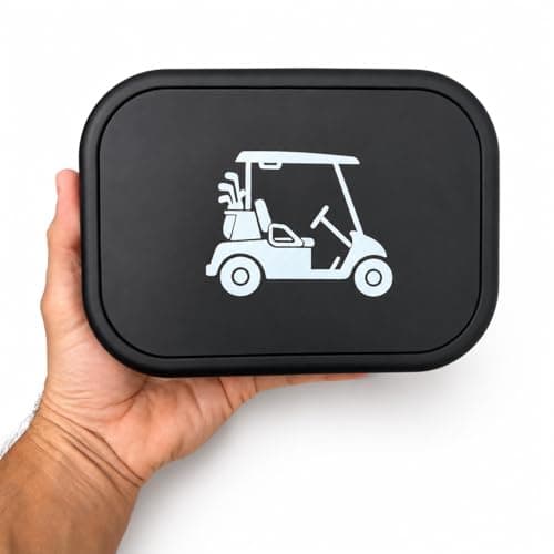 LIAPELA Golf Snack Box On-Course Food Container for Golf Cart, Leak Resistant Lunch Box with Compartments, Premium Golf Accessory Gift for Men, Women, Dad, Golfers - Thumbnail 2