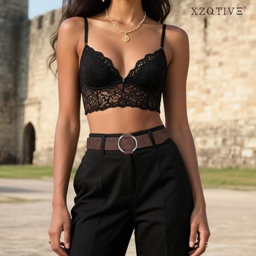 XZQTIVE Women Suede Belt Fashion Leather Belts With Silver Buckle Ladies Waist Belt For Jean Pant - Thumbnail 4