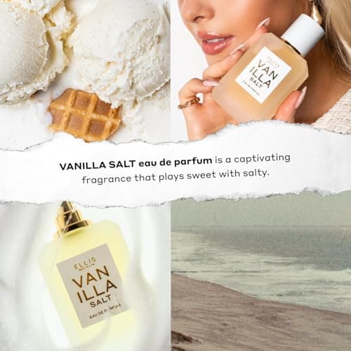 Ellis Brooklyn VANILLA SALT Eau de Parfum 1.7oz / 50ml - Gourmand Vanilla Perfume with Sea Salt, Luminous Musk, and Jasmine- Clean, Vegan, Cruelty-Free, Long Lasting Perfumes for Women - Thumbnail 5