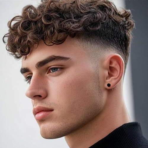 Hypoallergenic Black Dot Stud Earrings for Men Women, Flat Back Stainless Steel Cartilage Piercing Ear Tunnel 5mm-10mm (6Pairs-Black-Studs) - Thumbnail 2