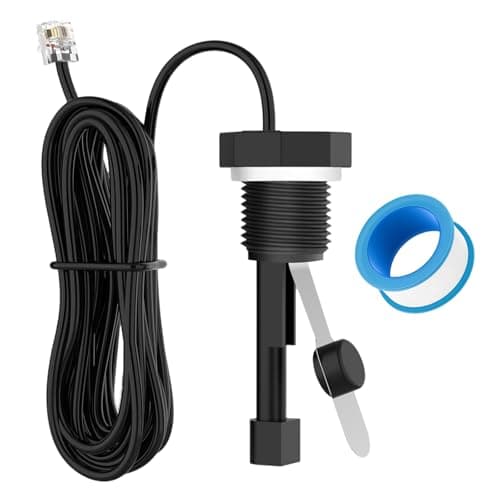 Hexsure Upgraded GLX-FLO-RP Pool Flow Switch Assembly Compatible with Hayward Goldline Aqua Rite Salt Chlorine Generator System, Salt Cell Pool Flow Sensor with 15ft Cable, Metal Probe - Image 1