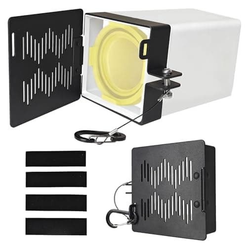 RV Bumper End Cap 2 Pack, Premium Aluminum RV Bumper End Caps With Controlled Vent Holes, Fits Standard 4-Inch Square Camper Bumpers (Black) - Image 1