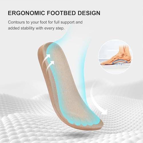 Stelle Suede Clogs for Women Men Potato Shoes with Arch Support Leather Cork Footbed Mules Slip on Home Slippers(Taupe,11) - Thumbnail 4