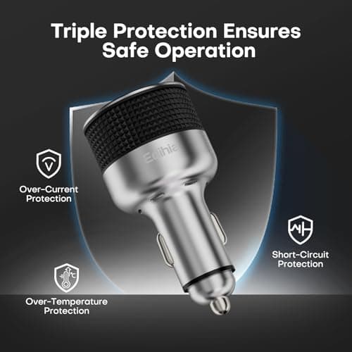 Starlink Mini 30V Car Adapter with Digital Voltage Display, 12V/24V to Stable 30V DC Boost Converter, 60W Cigarette Lighter Power Adapter for Starlink Mini, Supports 16AWG 30M Cable, RV Boat Truck - Thumbnail 6