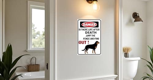 Carastora Vintage Tin Sign Fun Wall Art for the Man Den, Garage, Bar, Home - Cool Gifts for Men, Indoor and Outdoor Decor 12x8 Inch - Thumbnail 2