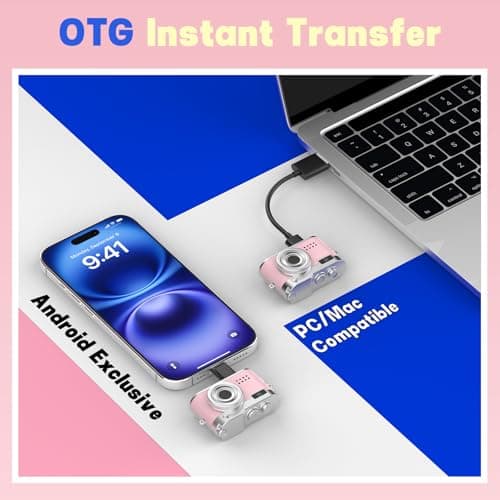 Keychain Camera, 1080P Y2K Vibe Camera, 32GB Card, 80 Min Record, Pocket-Sized Birthday Gift for Best Friends, Travel & Campus Life - Thumbnail 6