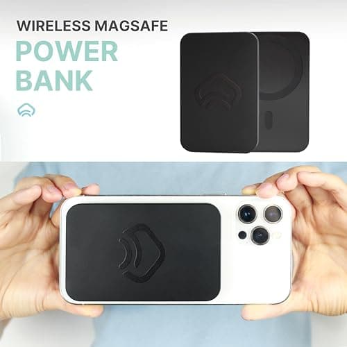 Artronic Power Bank for Magsafe,Portable Slim Magnetic Battery Pack Fast Charging for Travel, 5000 mAh 20W Type C, Mobile Wireless Battery Bank Phone Charger, Cargador Inalámbrico para iPhone Samsung - Thumbnail 3