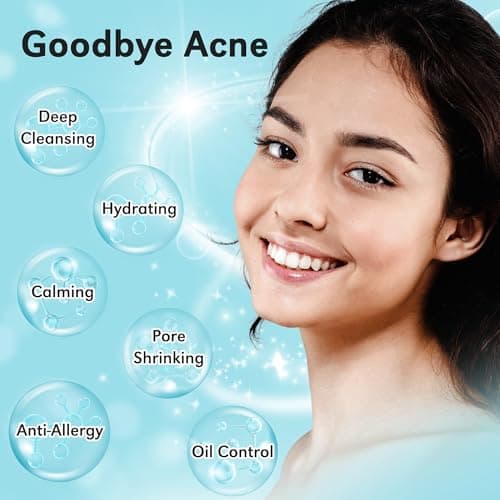 Teen Women Gifts,Skin Care,Skincare,Hydrate,Oil Control,Pore Shrinking,Anti-Allergy Facial Skin Care Routine Kit Travel Size Gift Set Stocking Stuffers for Teen Girls 10-12 16-18 & Women for All Skin - Thumbnail 6