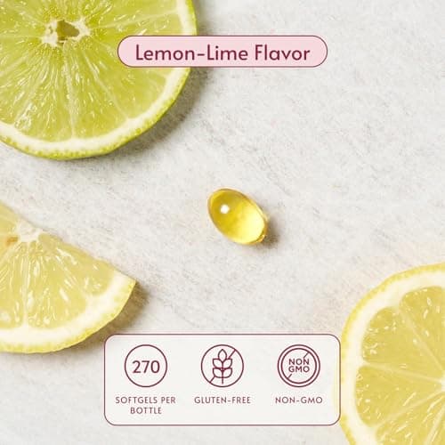 Bariatric Advantage Omega-3 300 EPA DHA Fish Oil Capsules, Concentrated Source of Fatty Acids from Sustainably Sourced Cold Water Fish - Lemon Lime, 270 Softgels - Thumbnail 3