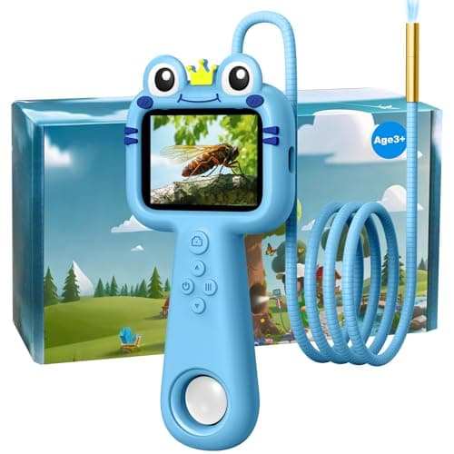 Borescope Camera for Kids - STEM Science Educational Toy for 4-12 Years Old Boys & Girls | Birthday Gift for Outdoor Adventures & Nature Discovery (Blue) - Image 1