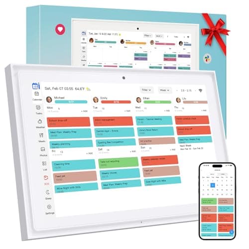 WiFi Digital Calendar Smart Family Planner:Electronic Calendar Smart Touchscreen Display with Video Call, Chore Chart & Shared Family Schedule,Gifts for Women Men, Gifts for Mom Dad - Image 1