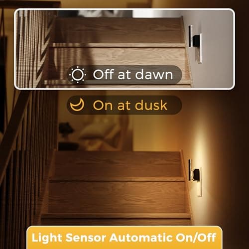 L LOHAS LED Night Light Plug into Wall, 0-100LM Dimmable Night Light with Dusk to Dawn Sensor, Decorative Plug in Night Lights for Bathroom, Hallway, Bedroom, Stairway, 1 Pack - Thumbnail 5