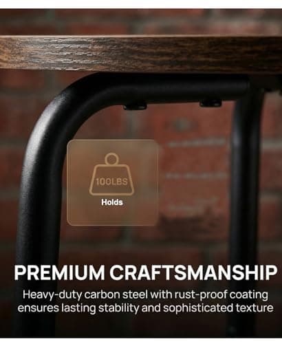 TREEZITEK 2 Tier Plant Table,Plant Stand Indoor Round Flower Pot Stand,17.8 Inch Tall Corner Plant Holder for Living Room, Balcony,Small Side Table for Coffee and The Remote - Thumbnail 4
