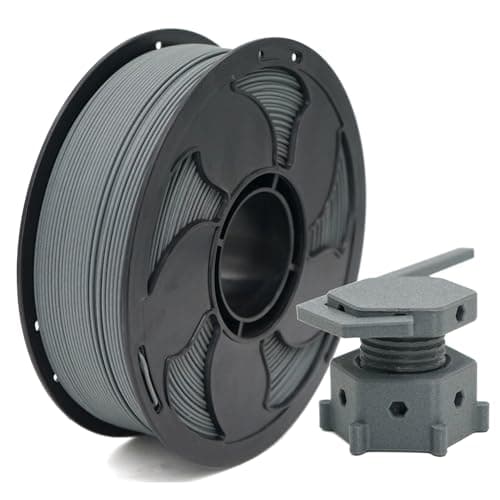 Graphite Gray Carbon Fiber 1.75mm PLA Filament High-Intensity, 1kg (2.2lbs) Spool CF 3D Printer Filament for Tools, Easy 3D Printing CF PLA Filament Beginner Friendly - Image 1