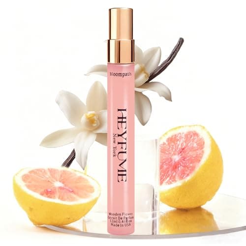 Amber&Floral Perfume for Women: Premium Eau de Parfum Lemon & Jasmine Scent Blend - Long Lasting Travel Size Spray 0.41 fl oz - Image 1