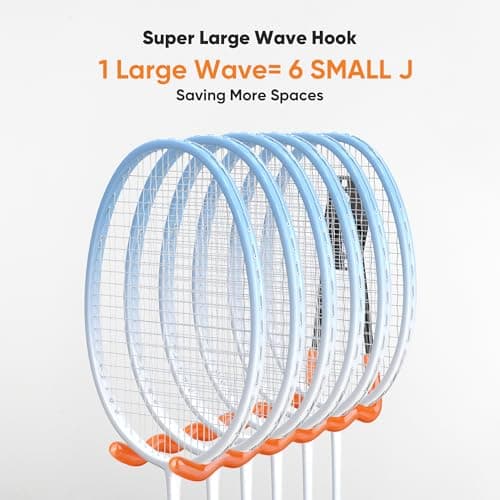 Nacial 18 Pack Garage Hooks Heavy Duty, Utility Steel Garage Storage Hook with 2 Extension Cord Storage Straps, Utility Garage Wall Mount Hooks for Hanging Bike, Ladder and Garden Tools, Orange - Thumbnail 4