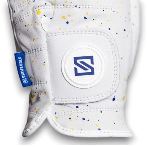SKIVE Golf Premium Golf Glove | 100% AAA Cabretta Leather | Cool Golf Gloves Men | Serious Feel & Performance | Mens Golf Gloves Left Hand - Thumbnail 2