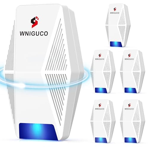 Pest Control Repeller, Electronic Plug in Pest Control Indoor for Bug and Rodent Mice Insects Ant Mosquito Spider Roach (6 Pack)