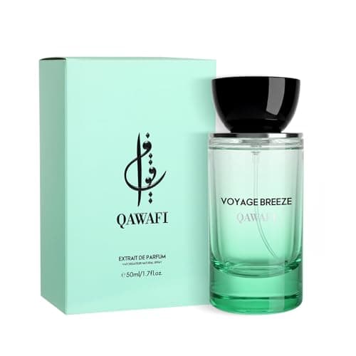 QAWAFI Voyage Breeze Eau de Parfum Spray for Women and Men, Fresh Citrus Mint and Juicy Fruit, Clean Musky Finish, Spring Summer Everyday Scent, 50ml 1.7fl oz - Image 1