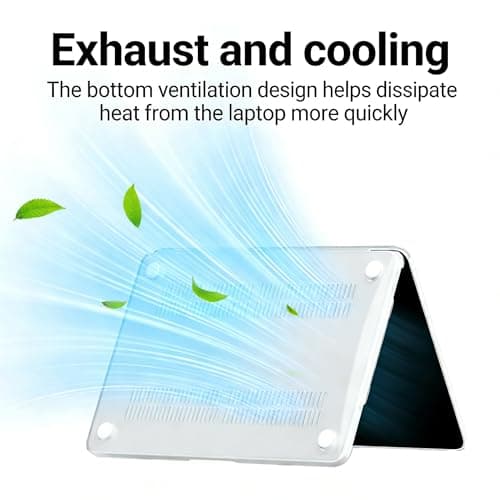 Se7enline for MacBook Neo Case 13 inch 2026 Model A3404,Crystal Transparent - Thumbnail 5