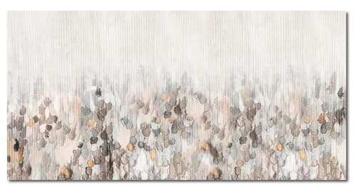 TRAIN2 ART Abstract Wall Art Textured Hand Painted Modern Wall Art 20" x 40" 3D Large Artwork Painting Wall Decor for Living Room Bedroom Kitchen Office - Image 1