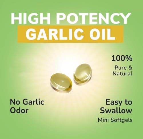RIOWEGO Aged Garlic Extract Softgels,Odorless Allium Sativum Antioxidant Supplement for Heart & Immune Support, Vegetarian, Non-GMO,2 Year Matured for Antioxidant Wellness-300 Count - Thumbnail 3