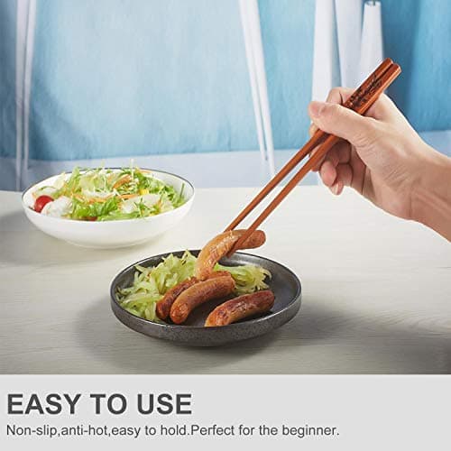 Chopstick Reusable Chinese Panda Chopsticks with Holder and Carrying Bag Chinese Traditional Stylish Set（2 Pairs） - Thumbnail 6