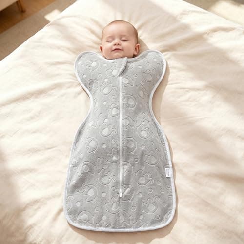 AMAWMW Baby Swaddle Sleep Sacks 0-6 Months, Transitional Swaddles Bag, Self-Soothing Swaddles for Newborns, Nursery Swaddling Blankets, Newborn Essentials - Thumbnail 2