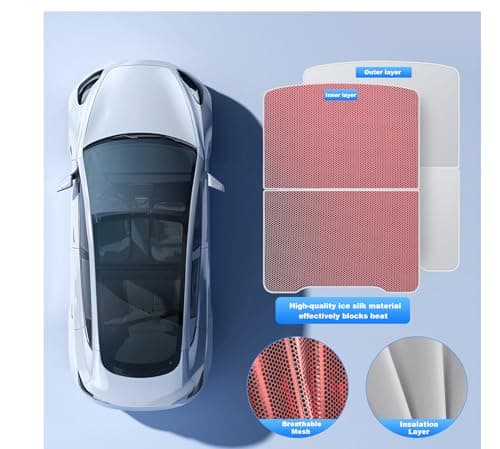 Tesla Model Y Juniper Sunshade [Never Sag] Glass Roof Shade 2025-2026 - Thumbnail 5
