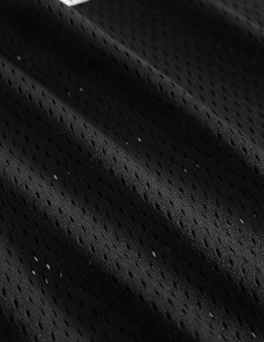 Aelfric Eden Jersey Shirts for Women Y2k Oversized V Neck Graphic Tees Football Number Streetwear T Shirt Tops Black L - Thumbnail 6