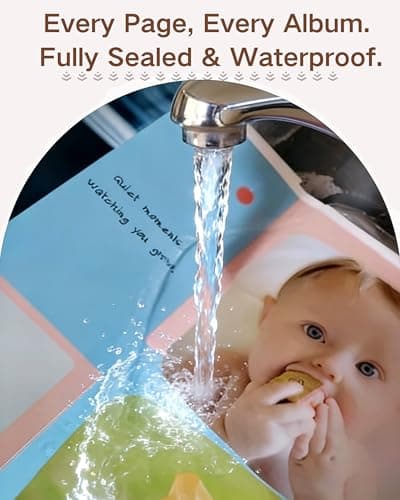 Custom Photo Book | 8x11" Hardcover Layflat with Glossy Waterproof Pages | 24 Premium Pages Holds 30-50 Photos (Up to 70 with Creative Layouts) | Wedding Album, Baby Memory Book, Scrapbook - Thumbnail 5