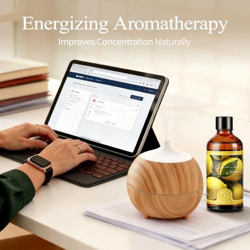 Essential Oil Lemon 3.38 fl oz with Glass Dropper, Pure Fragrance Oils - Thumbnail 3