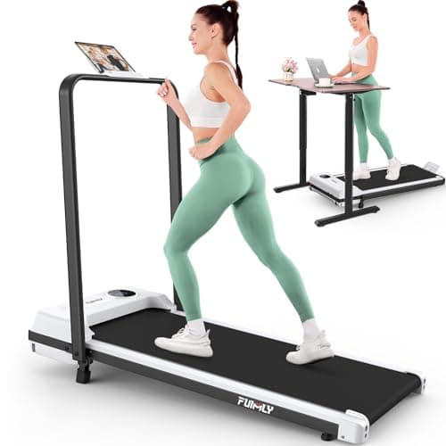 FUNMILY Walking Pad Treadmill with Incline, Foldable Treadmills for Home Office, Portable Walking Pad 300lbs Capacity, Remote Control, 2s Folding Treadmill - Image 1