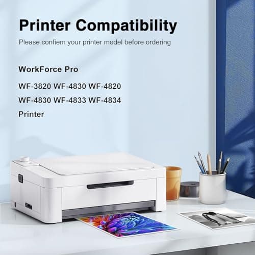 Starink Remanufactured Ink Replacement for Epson 822XL 822 Ink Cartridges Compatible with Epson Workforce Pro WF-3820 WF-3823 WF-4833 WF-4820 WF-4830 WF-4834 Printer High Yield & Latest Chip 8 Packs - Thumbnail 2