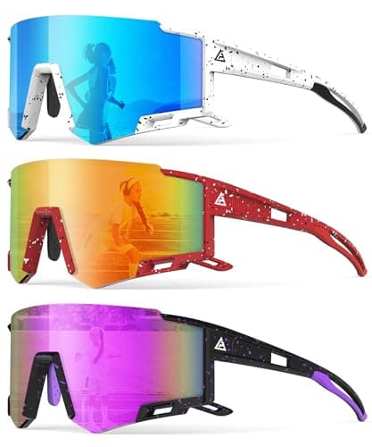 CIFOYA 3PACK Kids Sunglasses Youth Baseball Sun Glasses Sports Softball Sunglasses for Girls Boys UV400 Protection - Image 1