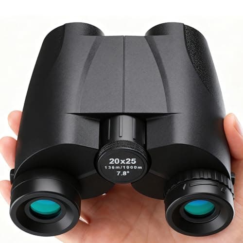 Binoculars for Adults and Kids, 20x25 Compact High Power Binoculars with Low Light Vision for Bird Watching, Large Eyepiece Waterproof Outdoor Hunting, Travel, Sightseeing - Image 1
