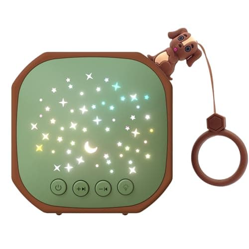 White Noise Sound Machine Baby with Star Projector | Portable Sleep Aid Lullaby Music for Baby Sleeping | Soothing Sound Machine for Nursery, Car Travel, Bedroom Crib, Kids Gifts (Puppy) - Image 1