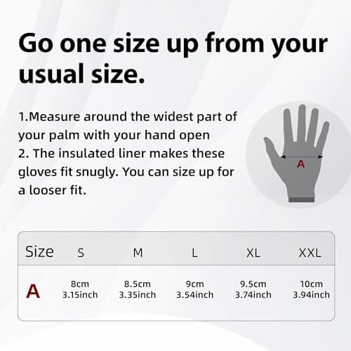 Schwer 6 Pairs Winter Work Gloves with 3/4 Double-Dipped Coating, Thermal Insulated Gloves with Grip & Abrasion Resistance, ANSI A2 Cut Resistant Warm Glove for Cold Weather, Snow, M, CR3313 - Thumbnail 4