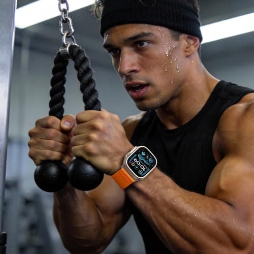 Dirrelo Band Compatible with Apple Watch Bands 44mm Men, Soft Wide 26mm Stretchy Nylon Sport Strap Wristband for iWatch 49mm(Ultra 3/2/1) 46mm(11/10) 45mm(9/8/7) 44mm(SE3/SE2/SE/6/5/4) 42mm(3/2/1) - Thumbnail 6