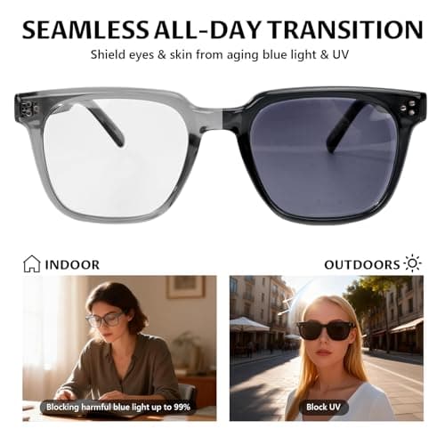 Photochromic Sunglasses Synchronized Color-Changing Frames and Lenses - Thumbnail 4